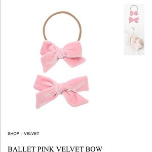 Lou Lou and company velvet bow